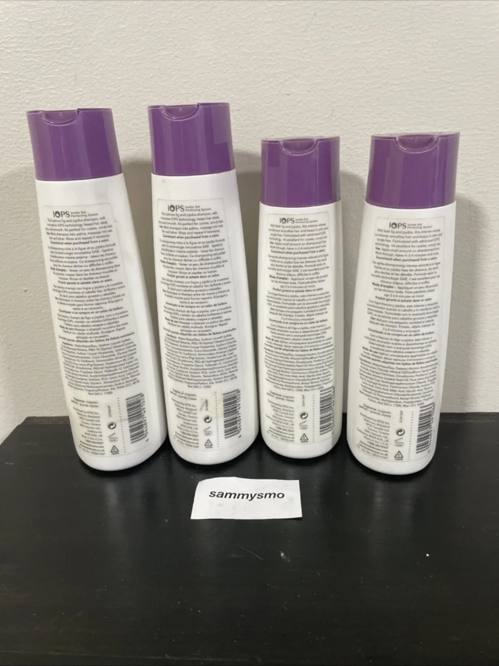 KMS California Flat Out Shampoo 10.1oz, conditioner 8.5oz x4